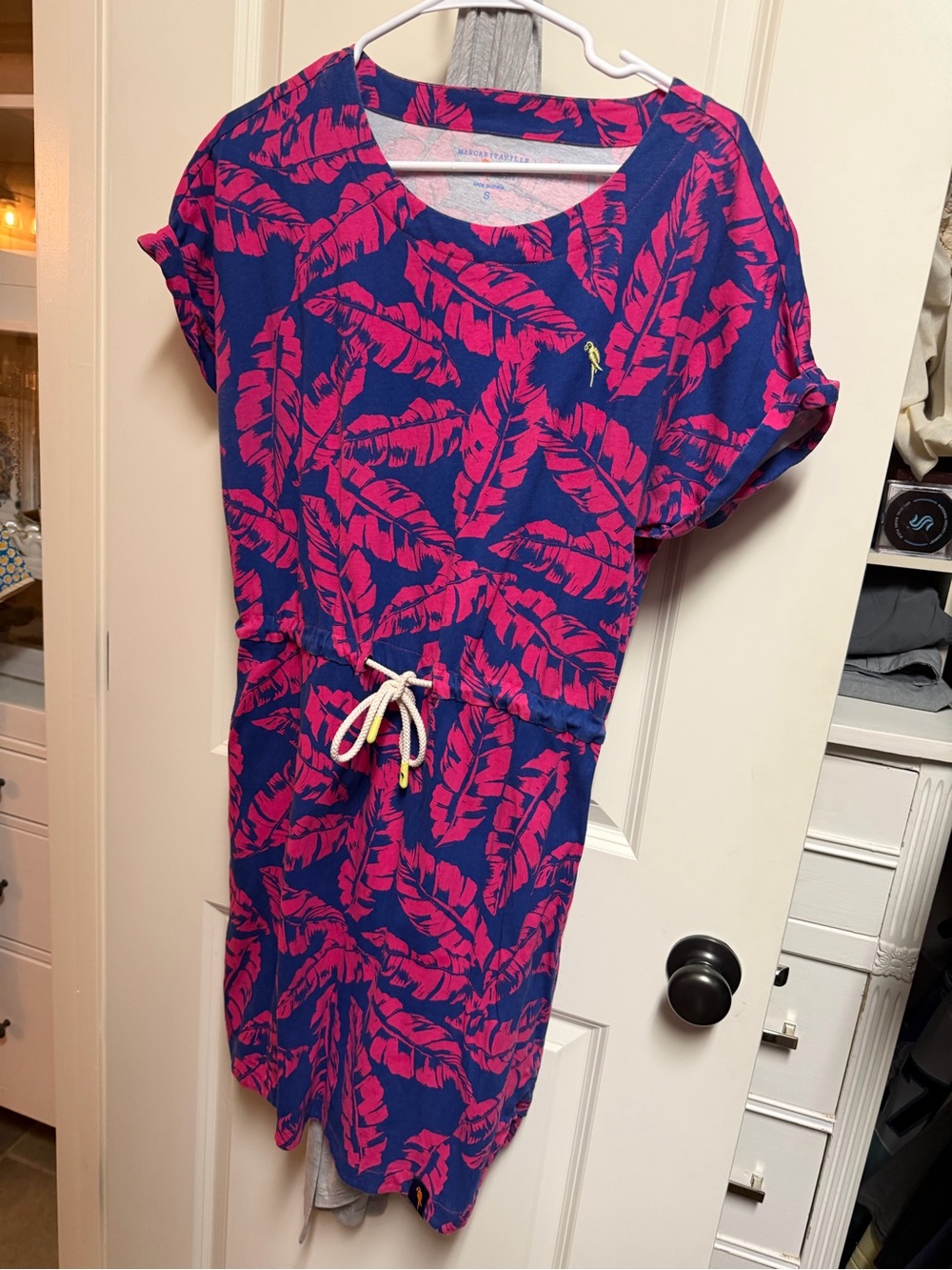 Margaritaville blue and pink women’s mini dress